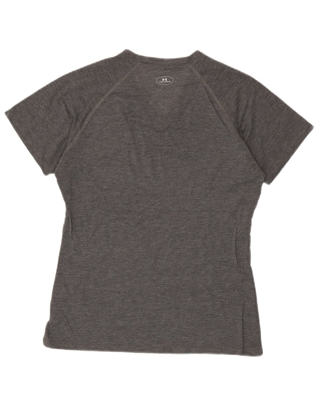 UNDER ARMOUR Womens T-Shirt Top UK 12 Medium Grey Polyester
