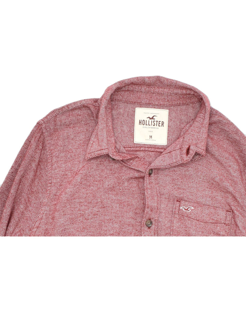 HOLLISTER Mens Shirt Medium Red Cotton | Vintage | Thrift | Second-Hand | Used Clothing | Messina Hembry 