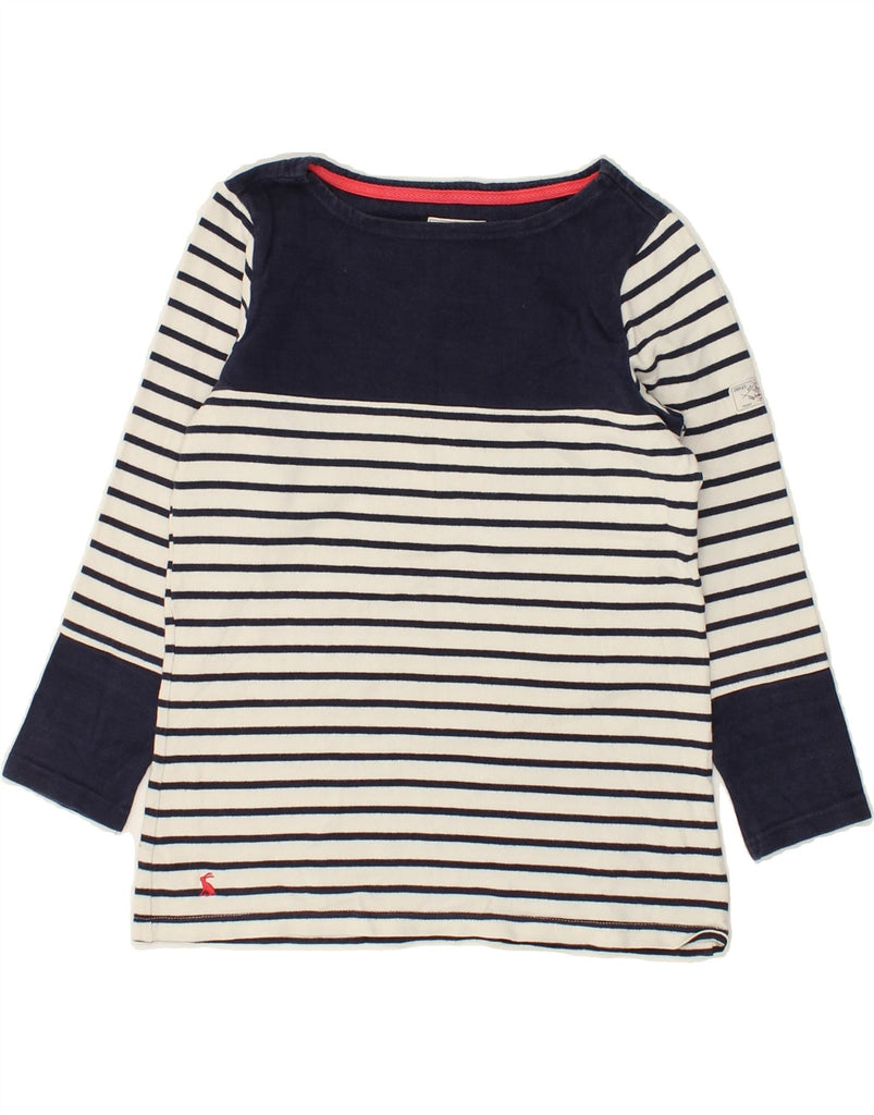 JOULES Womens Top Long Sleeve UK 6 XS Navy Blue Striped | Vintage Joules | Thrift | Second-Hand Joules | Used Clothing | Messina Hembry 