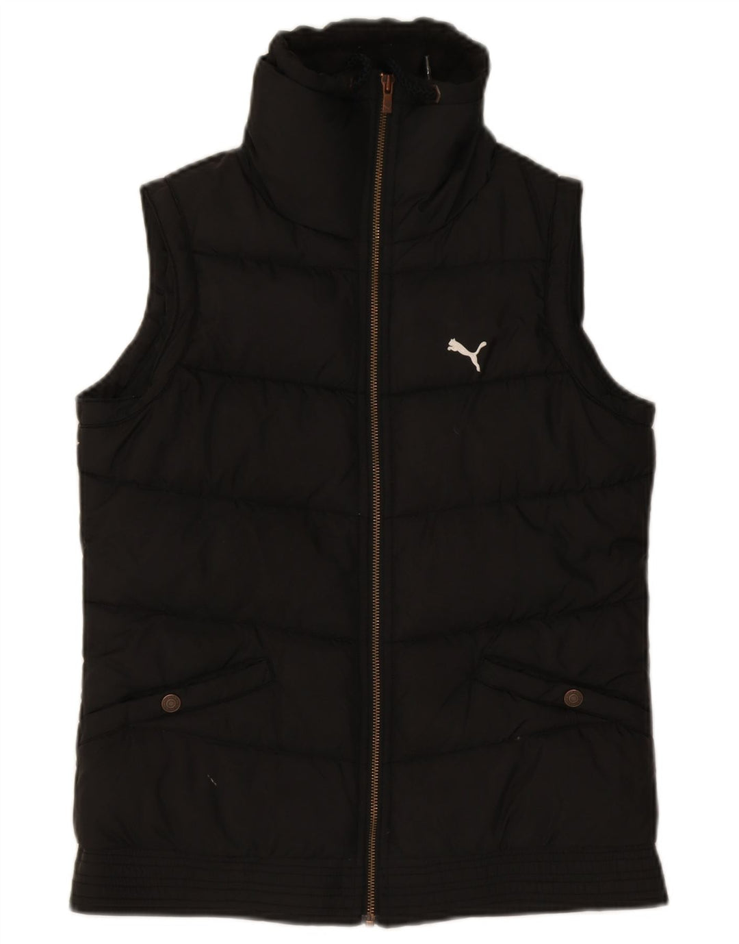 Puma Womens Padded Gilet UK 6 XS Black Polyester