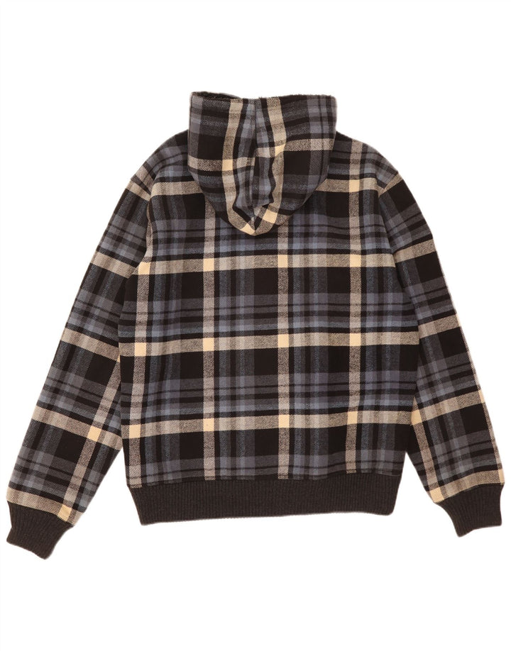 Marlboro Classics Mens Hooded Bomber Jacket UK 42 XL Multicoloured Check