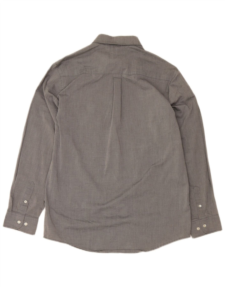 Chaps Boys Shirt 15-16 Years XL Grey Cotton