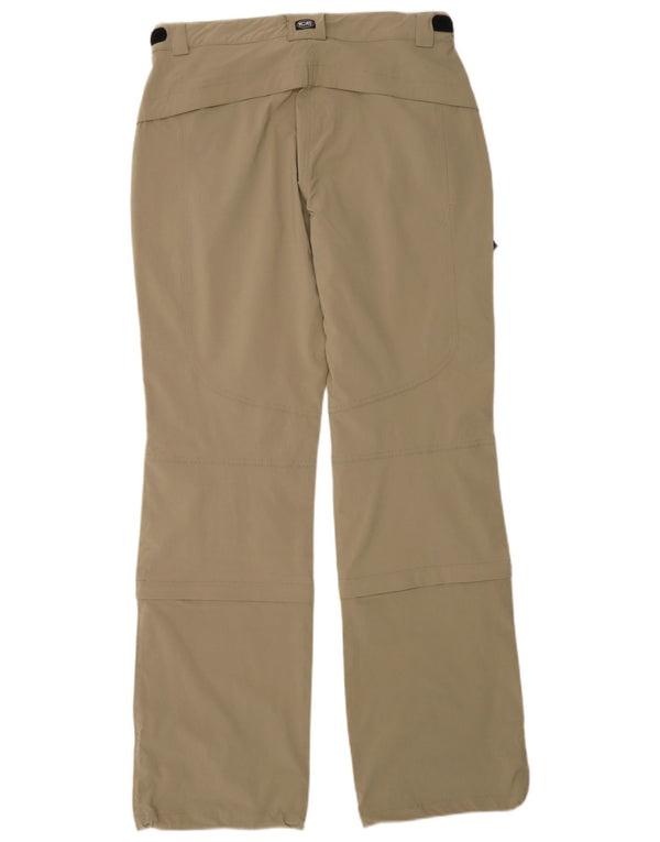 Icepeak Womens Hiking Cargo Trousers EU 40 Medium W30 L32 Khaki Polyester