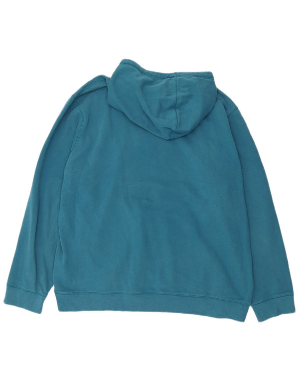 Under Armour Mens Cold Gear Hoodie Jumper 3XL Blue Cotton