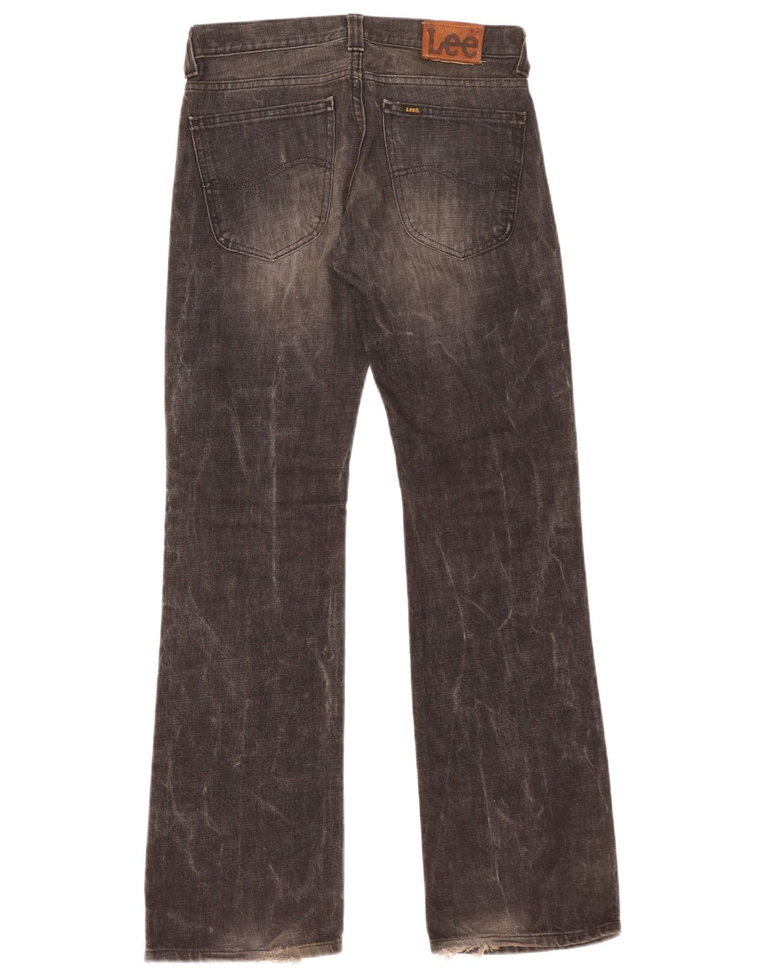 Lee Mens Bootcut Jeans W30 L34 Black Cotton