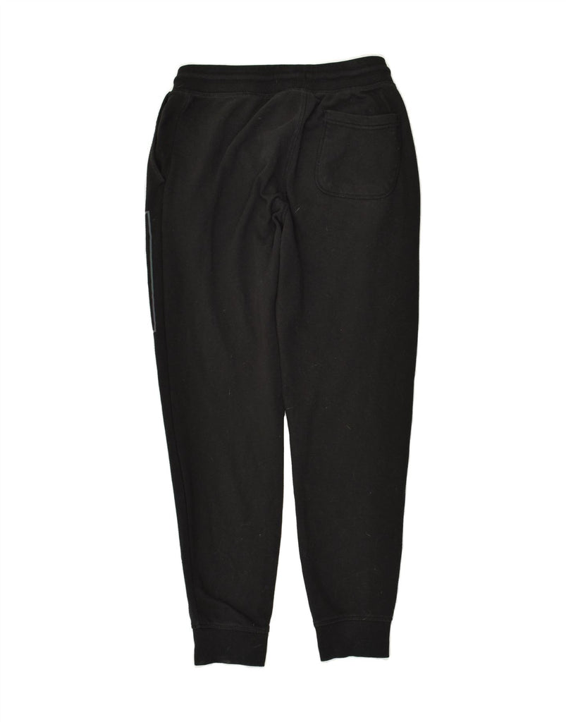 HURLEY Womens Tracksuit Trousers Joggers UK 14 Medium Black Cotton | Vintage Hurley | Thrift | Second-Hand Hurley | Used Clothing | Messina Hembry 