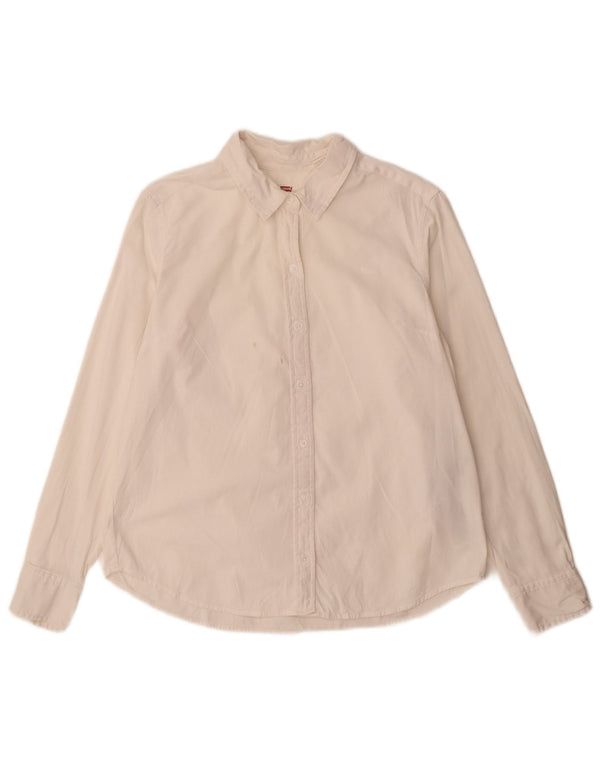 Levi's Boys Classic Fit Shirt 14-15 Years Small White Cotton