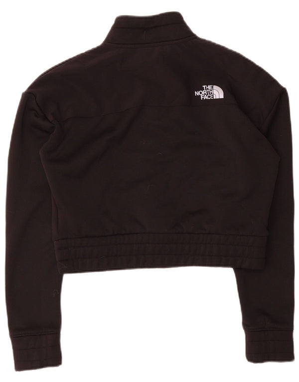 The North Face Womens Loose Fit Crop Sweatshirt Jumper UK 6 XS Black