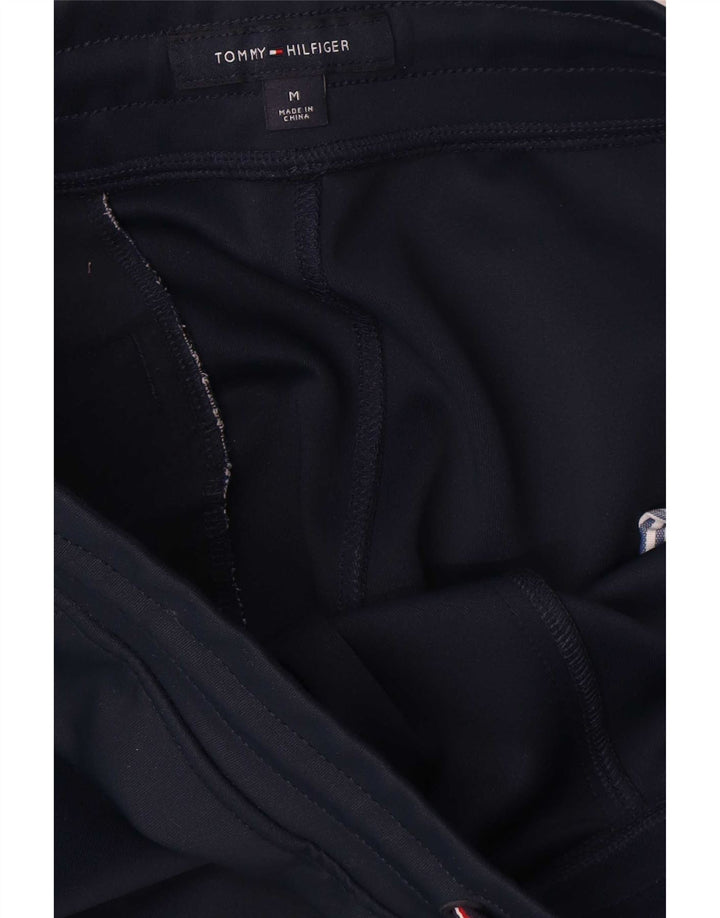 Tommy Hilfiger Mens Tracksuit Trousers Medium Navy Blue Colourblock