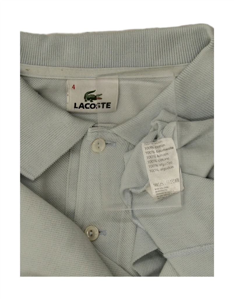 LACOSTE Mens Polo Shirt Size 4 Medium Blue Cotton Vintage Lacoste and Second-Hand Lacoste from Messina Hembry 