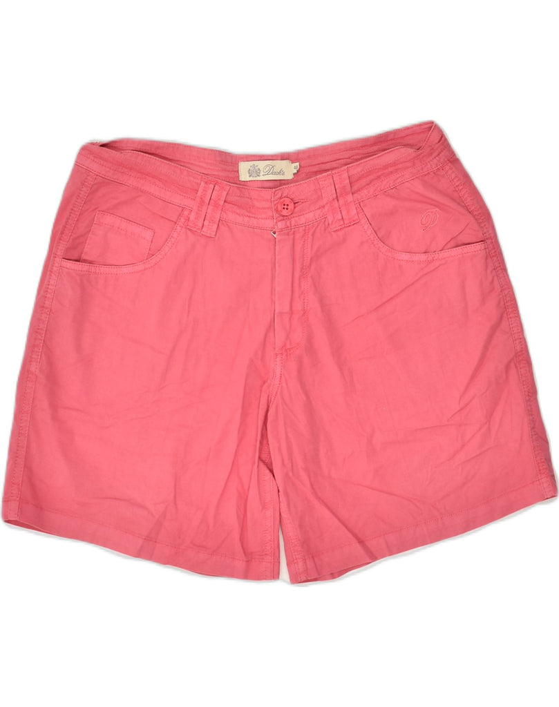 DACK'S Womens Casual Shorts IT 48 XL W34  Pink Cotton | Vintage Dack's | Thrift | Second-Hand Dack's | Used Clothing | Messina Hembry 