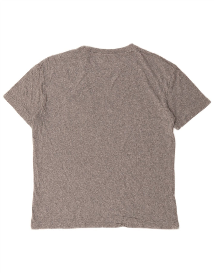 Nike Mens Graphic T-Shirt Top Small Grey Flecked Cotton