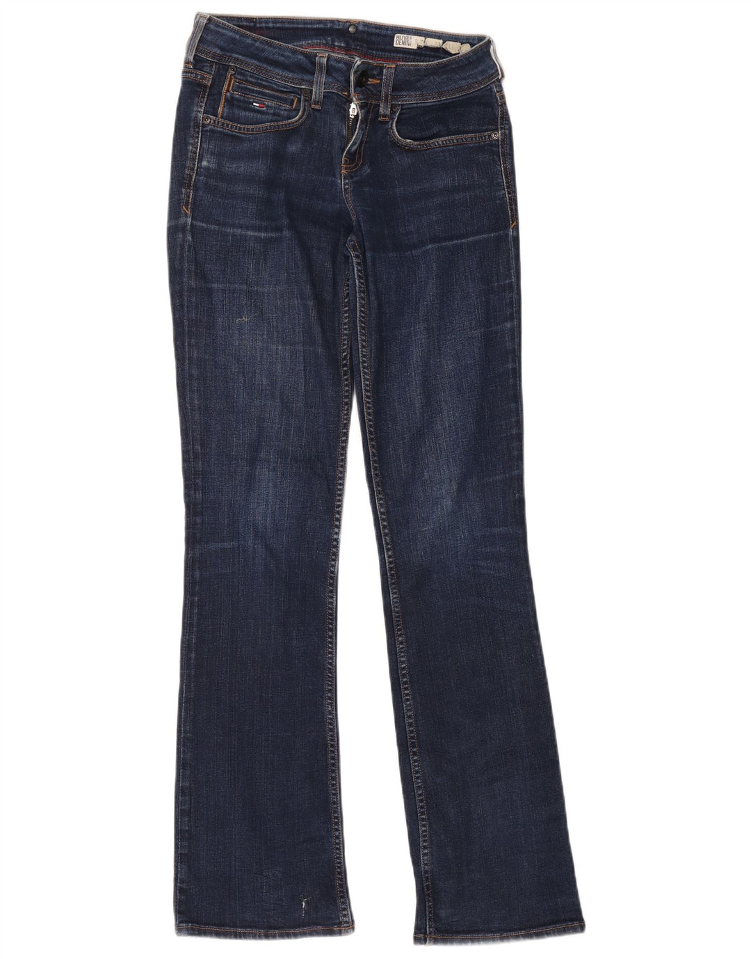 Tommy Hilfiger Mens Rhonda Bootcut Jeans W29 L34 Blue Cotton