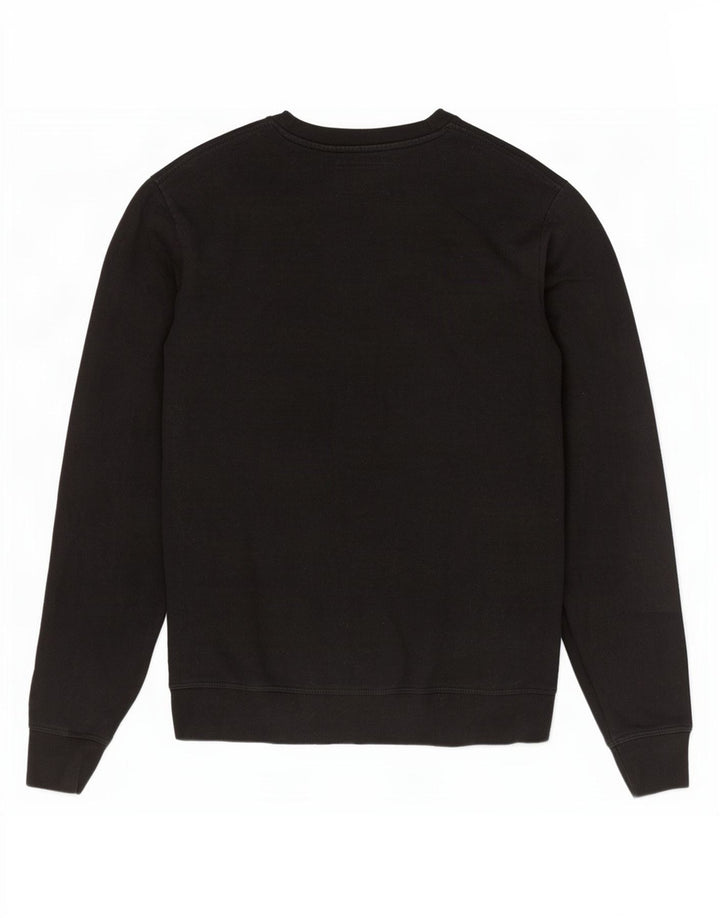 Champion Mens Graphic Sweatshirt Jumper Medium Black Cotton