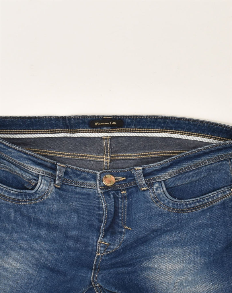 MASSIMO DUTTI Womens Slim Jeans EU 38 Small W32 L30 Blue Cotton | Vintage Massimo Dutti | Thrift | Second-Hand Massimo Dutti | Used Clothing | Messina Hembry 