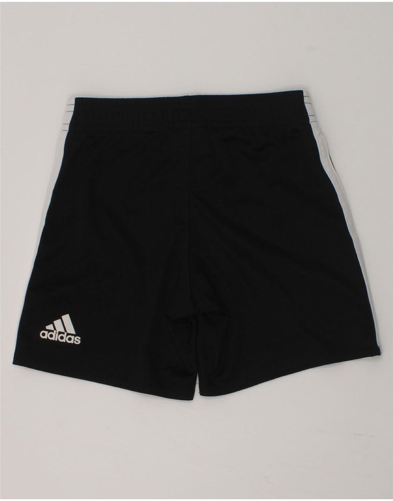 ADIDAS Boys Deutscher Fussball Bund Graphic Sport Shorts 4-5 Years Black | Vintage Adidas | Thrift | Second-Hand Adidas | Used Clothing | Messina Hembry 