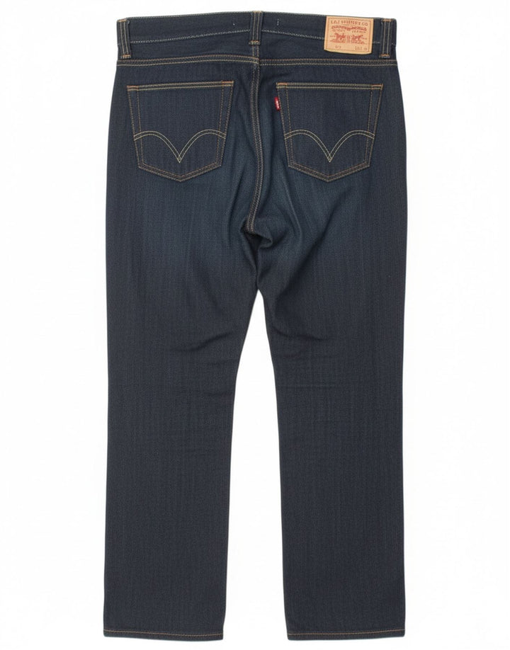 Levi's Mens 511 Slim Jeans W38 L31 Navy Blue Cotton