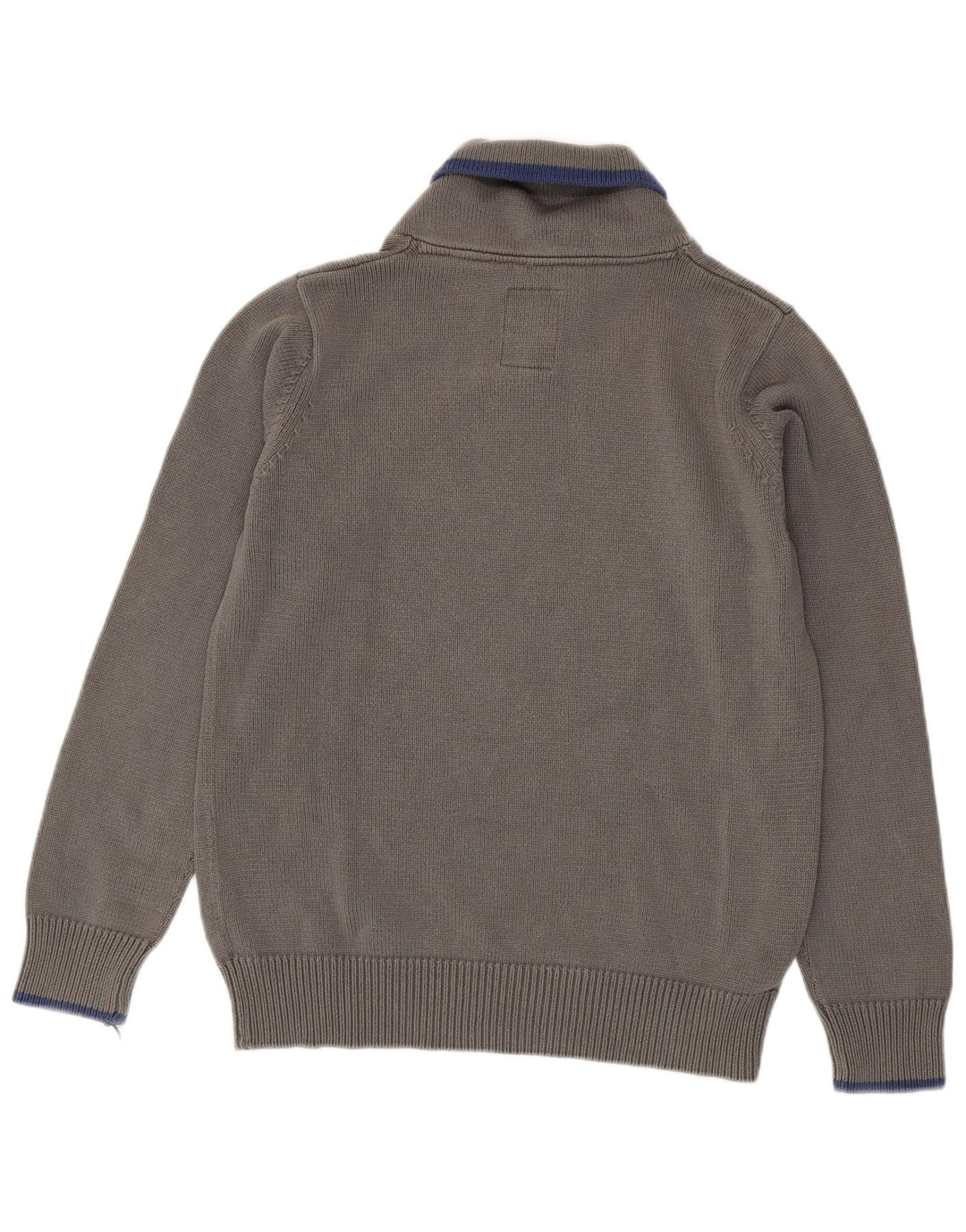 G-Star Mens Shawl Neck Jumper Sweater XL Grey Cotton