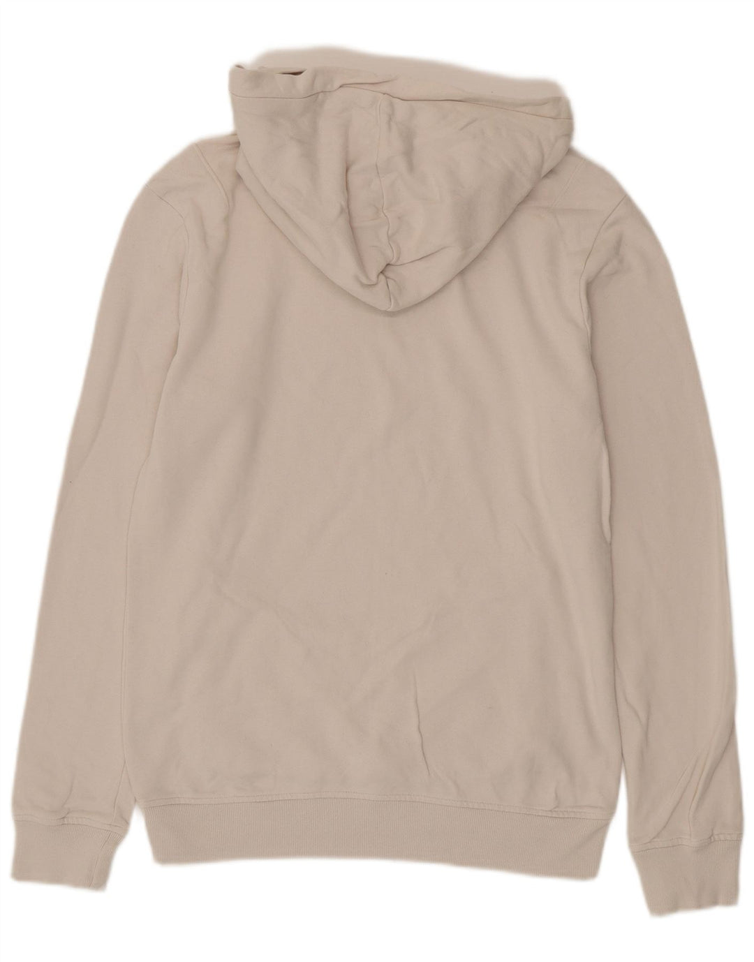 ALL SAINTS Mens Hoodie Jumper XS Off White Cotton
