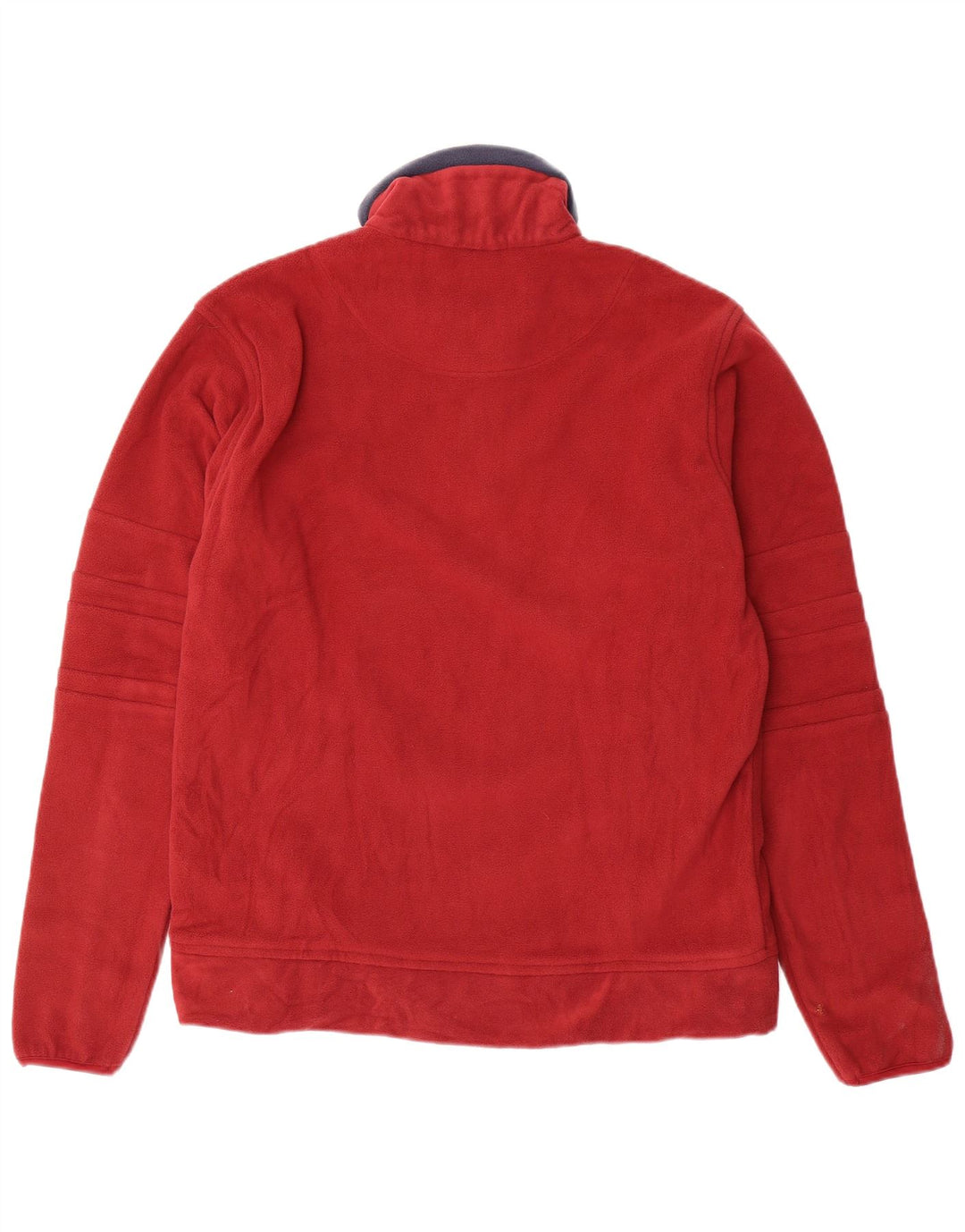 LOTTO Mens Zip Neck Fleece Jumper XL Red Polyester