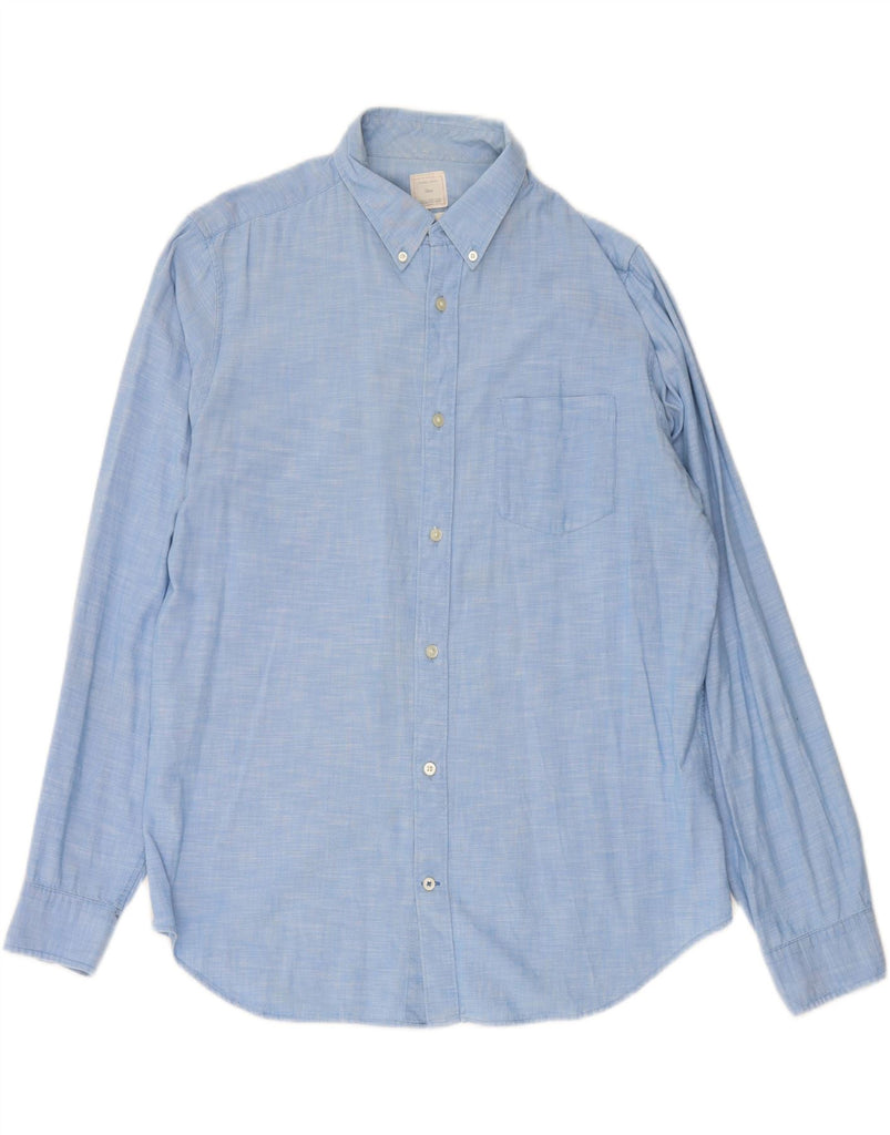 GAP Mens Shirt Large Blue Flecked Cotton Vintage Gap and Second-Hand Gap from Messina Hembry 