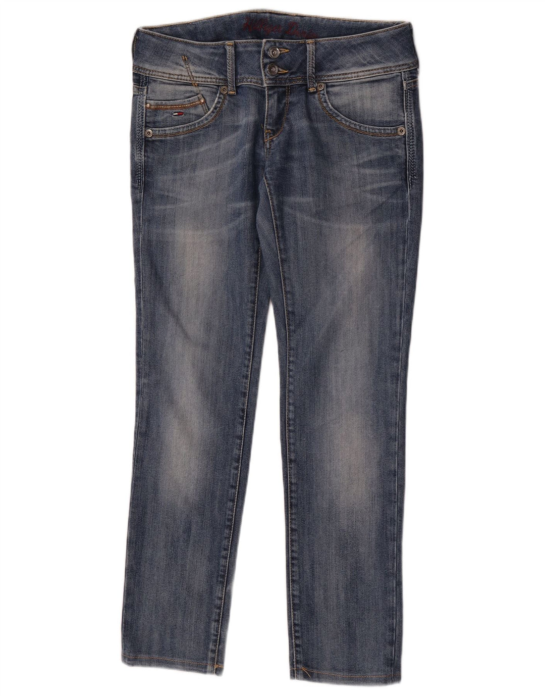 Tommy Hilfiger Womens Slim Jeans W30 L29 Blue Cotton