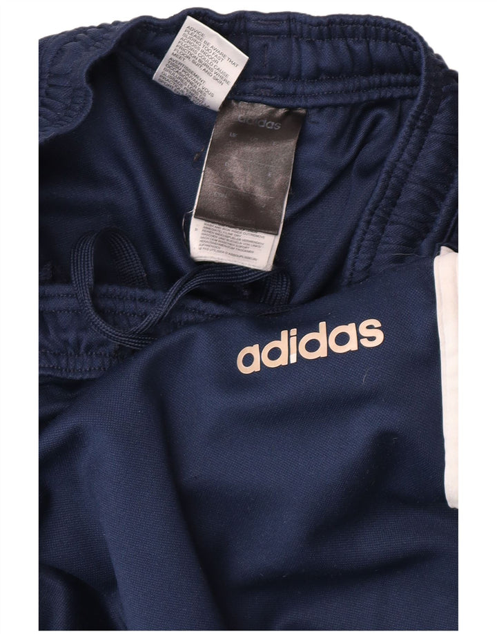 Adidas Mens Climalite Tracksuit Trousers XS  Navy Blue Polyester