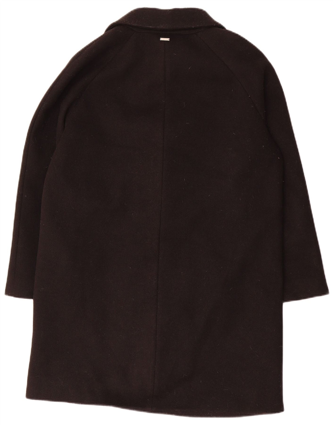 Guess Womens Oversized Double Breasted Coat UK 10 Small Black Polyester