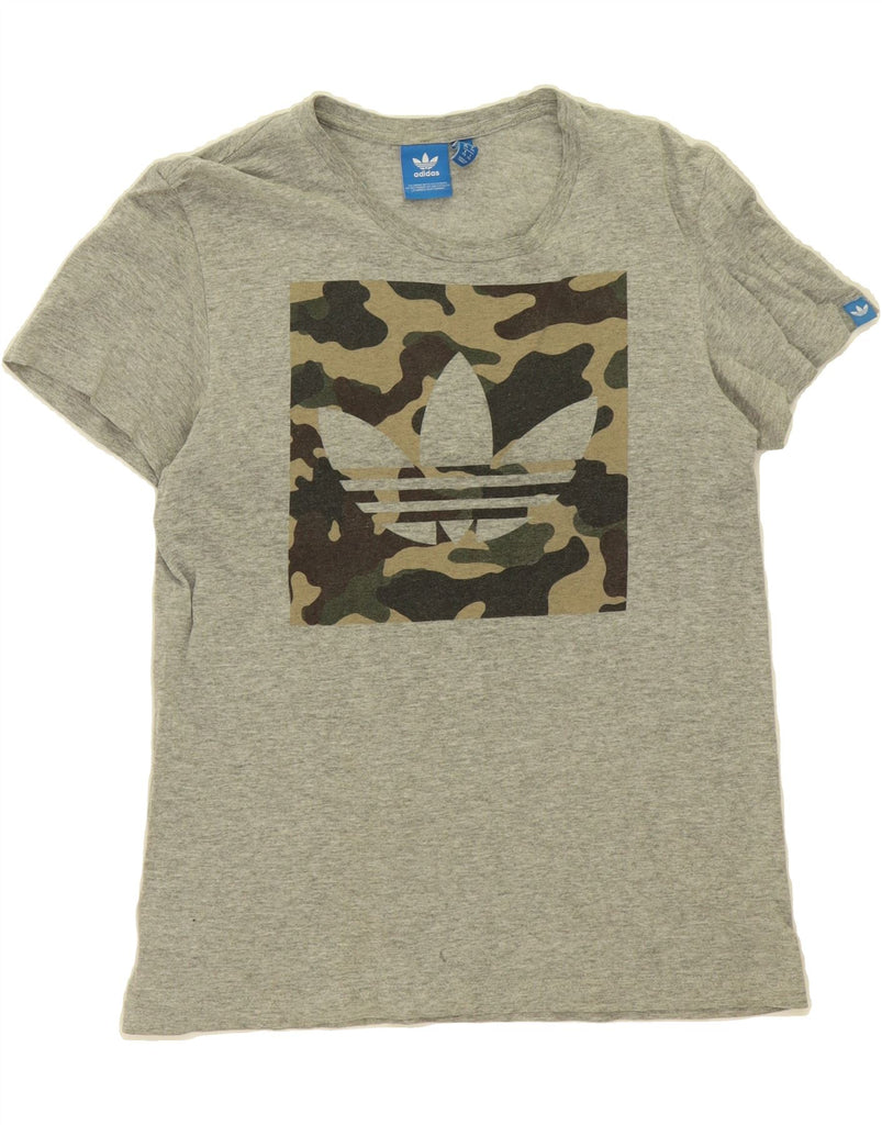 ADIDAS Mens Graphic T-Shirt Top XS Grey Cotton Vintage Adidas and Second-Hand Adidas from Messina Hembry 
