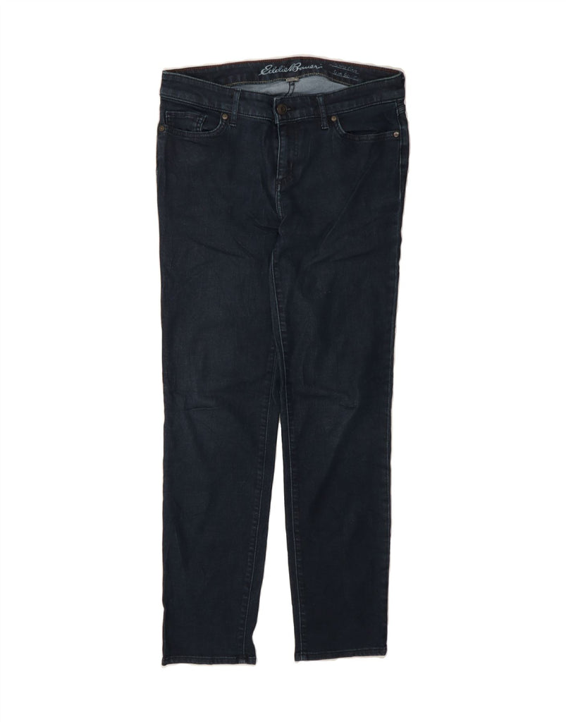 EDDIE BAUER Womens Slightly Curvy Straight Jeans US 10 Large W32 L32 Blue Vintage Eddie Bauer and Second-Hand Eddie Bauer from Messina Hembry 