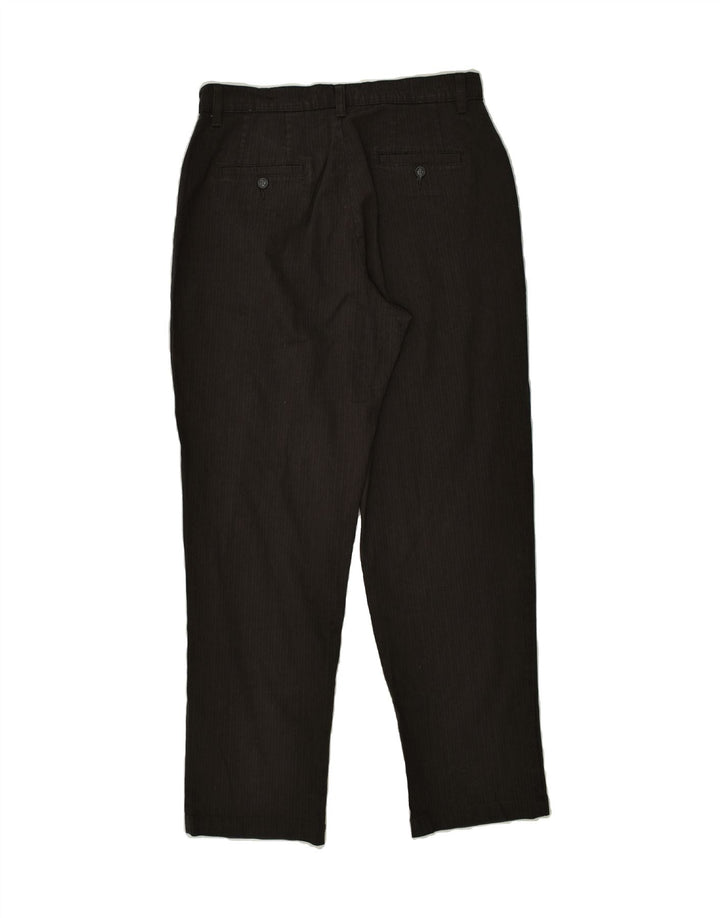 LEE Womens Tapered Chino Trousers US 12 Large W32 L31  Brown Striped | Vintage Lee | Thrift | Second-Hand Lee | Used Clothing | Messina Hembry 