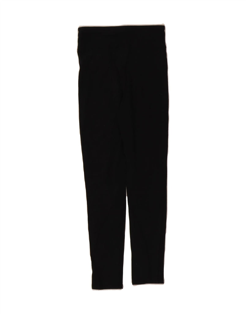 NIKE Girls Tight Fit Leggings 12-13 Years Large Black Cotton Vintage Nike and Second-Hand Nike from Messina Hembry 
