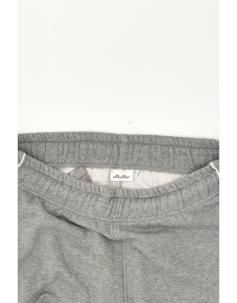 ELLESSE Womens Tracksuit Trousers UK 14 Medium Grey Cotton | Vintage Ellesse | Thrift | Second-Hand Ellesse | Used Clothing | Messina Hembry 