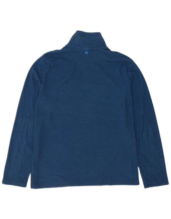 Mountain Warehouse Mens Pullover Tracksuit Top Large Blue Pinstripe