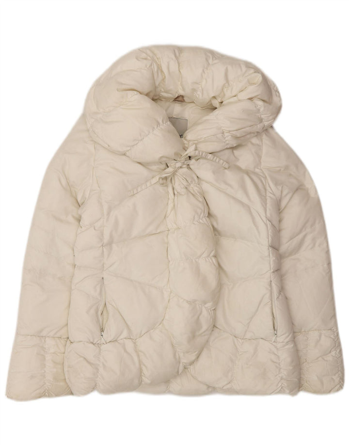 Moncler Girls Padded Jacket 9-10 Years White Nylon