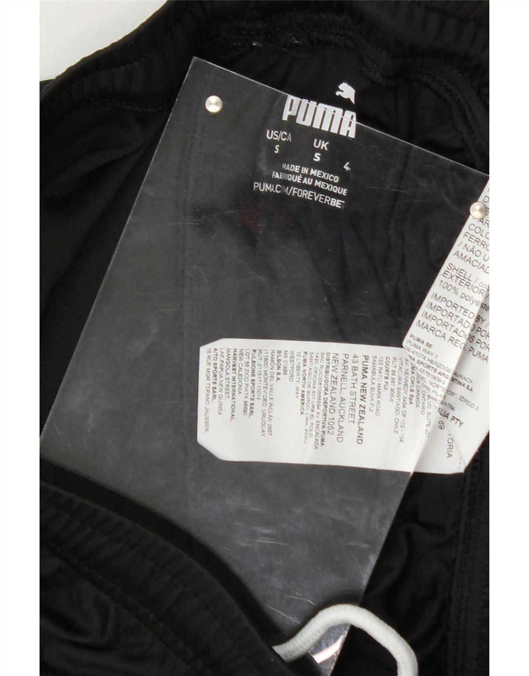 PUMA Mens Sport Shorts Small  Black Polyester Vintage Puma and Second-Hand Puma from Messina Hembry 