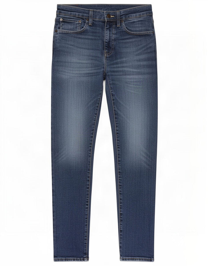 Levi's Mens Slim Jeans W31 L32 Blue Cotton