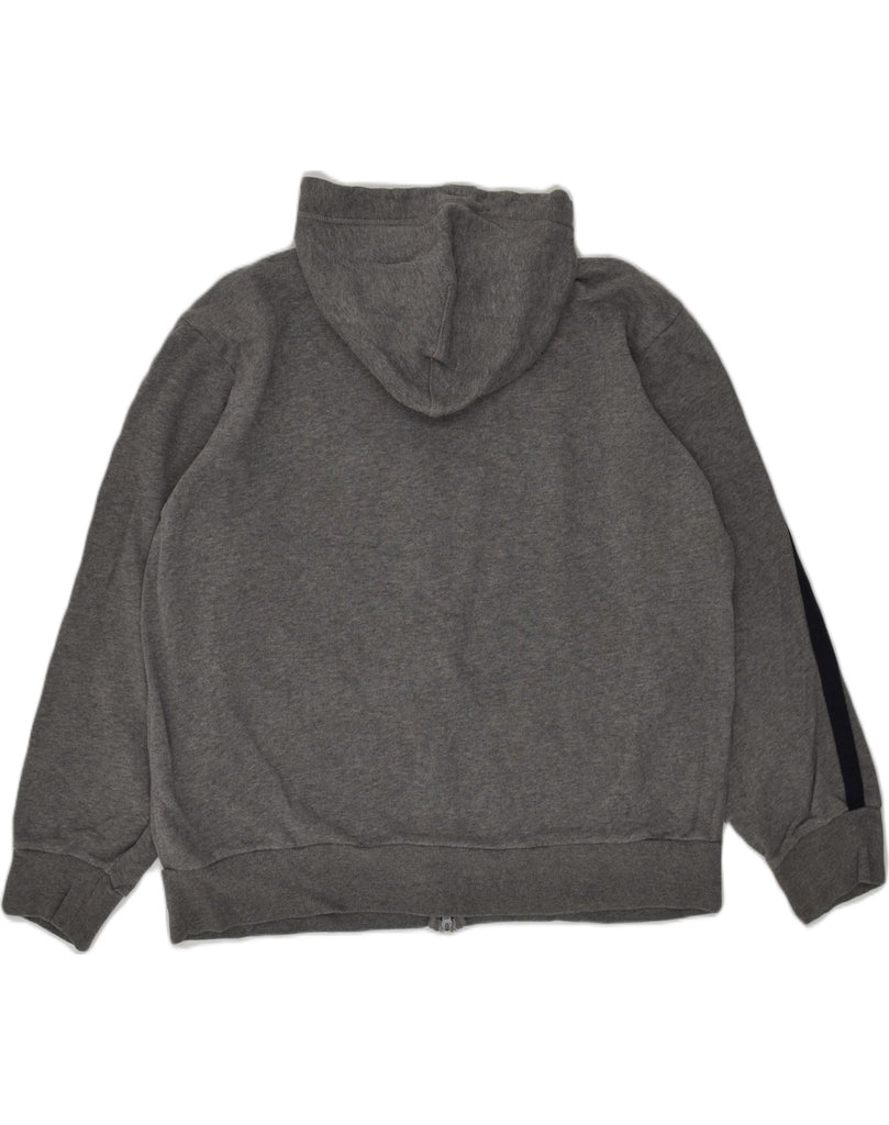 NAUTICA Mens Zip Hoodie Sweater Large Grey Cotton | Vintage Nautica | Thrift | Second-Hand Nautica | Used Clothing | Messina Hembry 