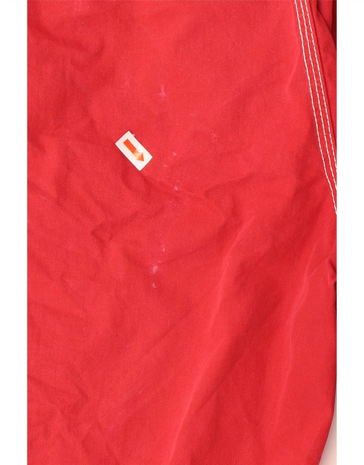 Fat Face Mens Swimming Shorts Medium  Red Cotton
