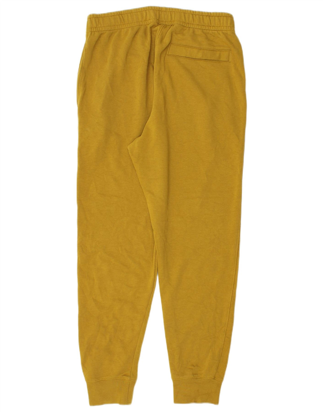 Nike Mens Tracksuit Trousers Joggers Small  Yellow Cotton