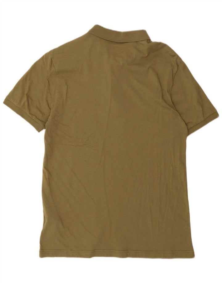 COLMAR Mens Graphic Polo Shirt Large Khaki Cotton