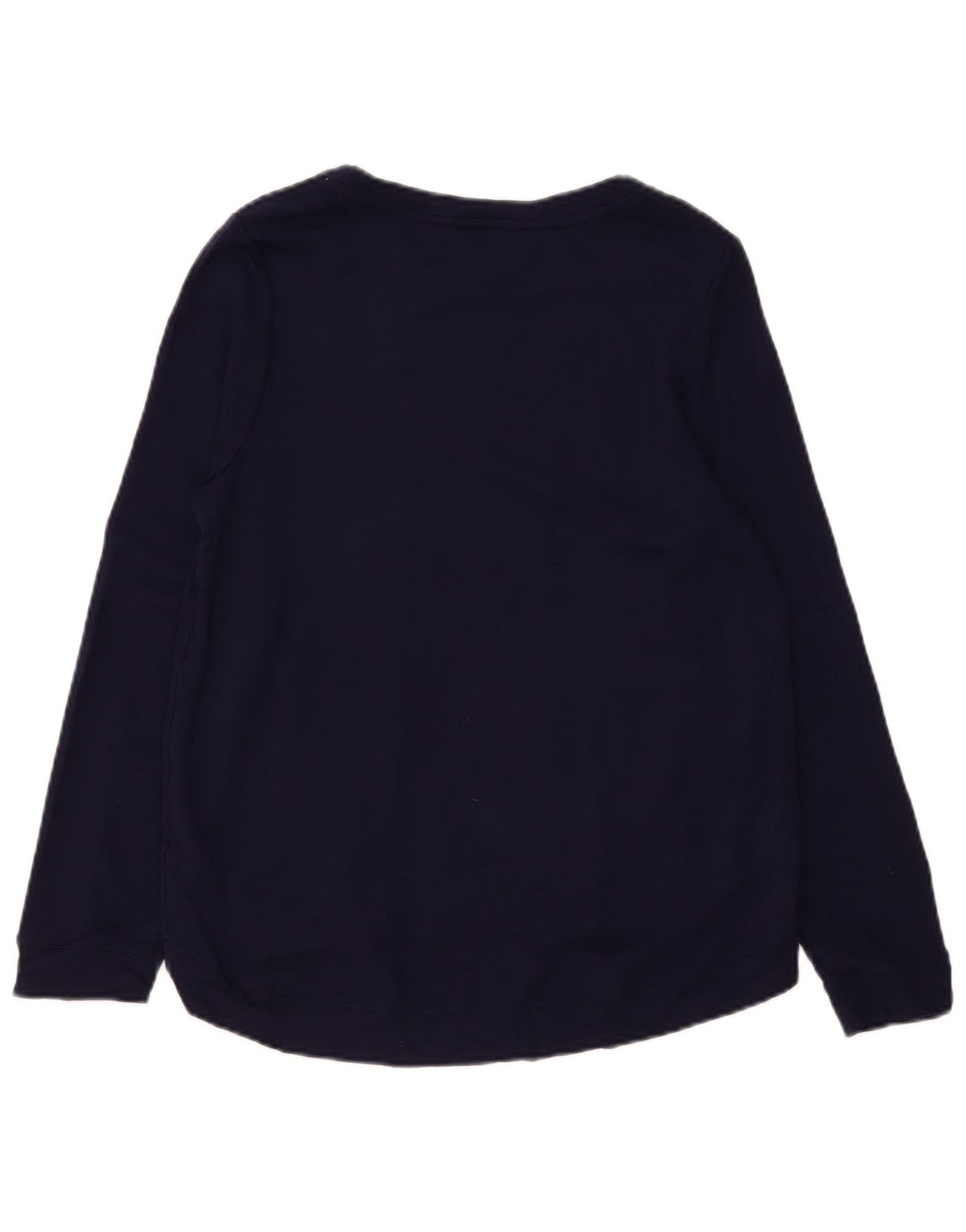Oasis Womens Graphic Oversized Sweatshirt Jumper UK 10 Small Navy Blue