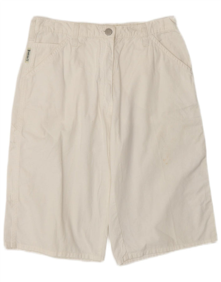Armani Womens Cargo Shorts IT 44 Medium W28 White