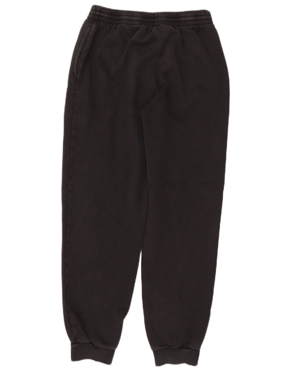 ADIDAS Boys Tracksuit Trousers Joggers 15-16 Years Black Cotton