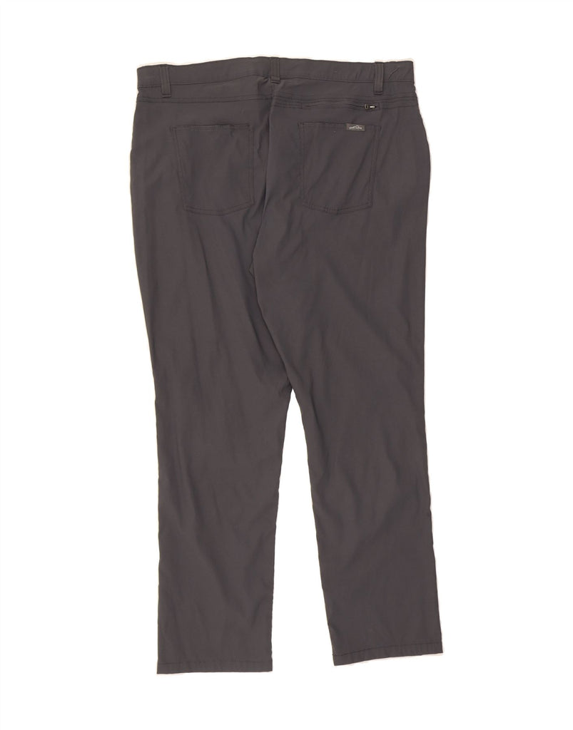 EDDIE BAUER Mens Slim Casual Trousers W42 L32 Grey Nylon Vintage Eddie Bauer and Second-Hand Eddie Bauer from Messina Hembry 