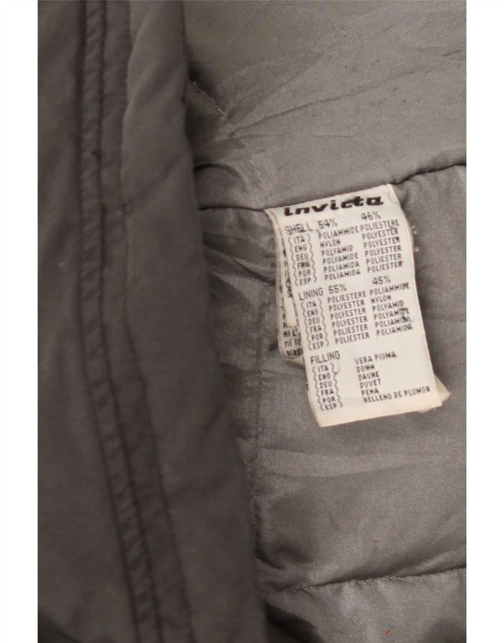 Invicta Mens Padded Jacket UK 40 Large Grey Nylon
