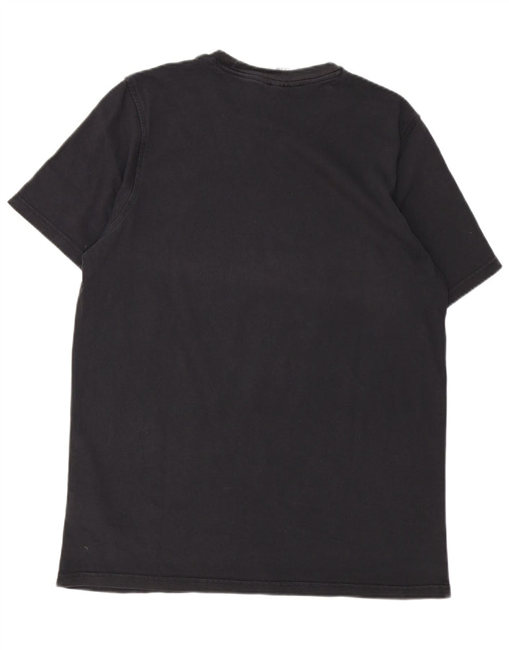 Adidas Mens T-Shirt Top Large Black Cotton