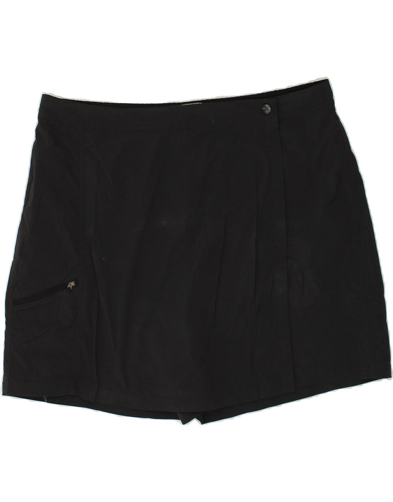 L.L.BEAN Womens Skort US 18 2XL W40 Black Nylon | Vintage L.L.Bean | Thrift | Second-Hand L.L.Bean | Used Clothing | Messina Hembry 