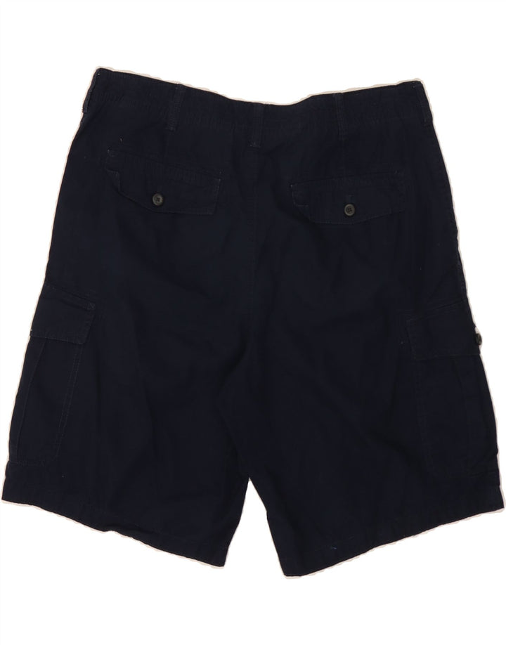 IZOD Mens Cargo Shorts W36 Large Navy Blue Cotton Vintage Izod and Second-Hand Izod from Messina Hembry 