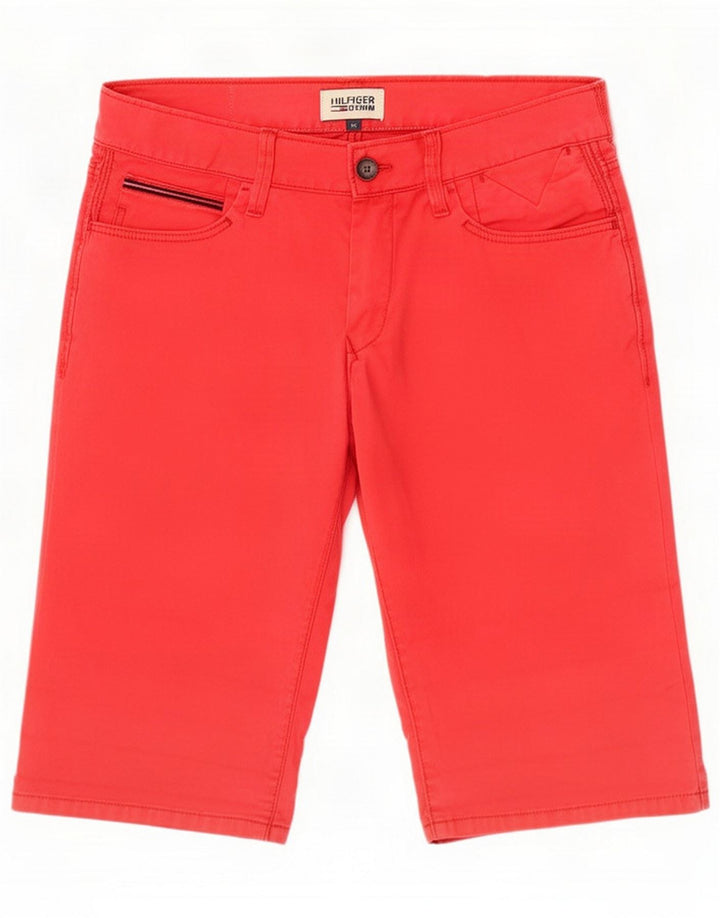 Tommy Hilfiger Womens Casual Shorts Medium W28 Red Cotton